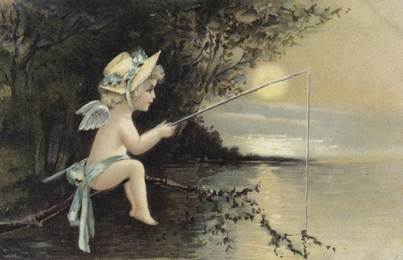 Chérubin pêchant - European School