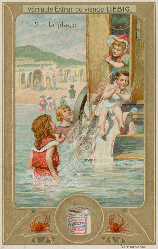 Enfants dans une machine de bain - European School