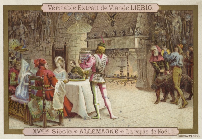 Festin de Noël, Allemagne, 15ème siècle - European School