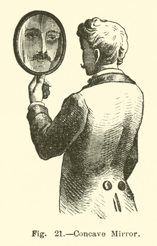 Miroir Concave (gravure) - European School