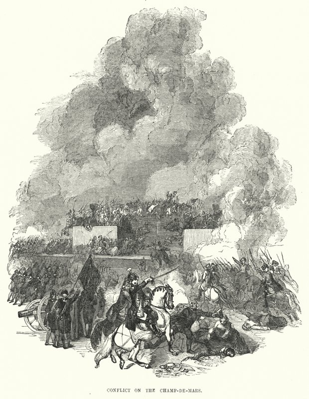 Conflit sur le Champ-de-Mars (gravure) - European School