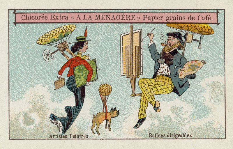 Ballons dirigeables : peintres - European School