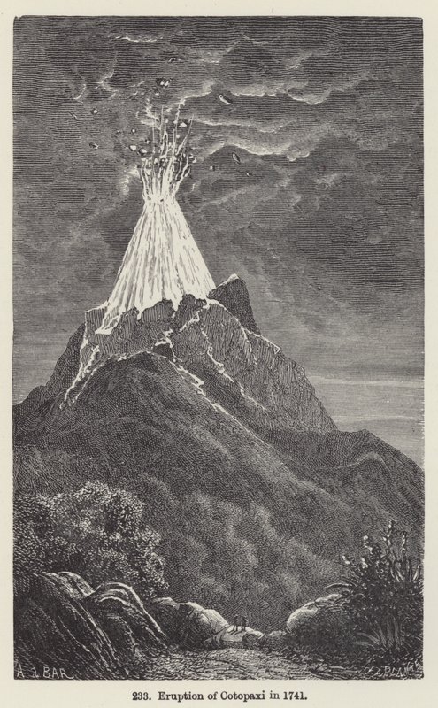 Éruption du Cotopaxi en 1741 - European School