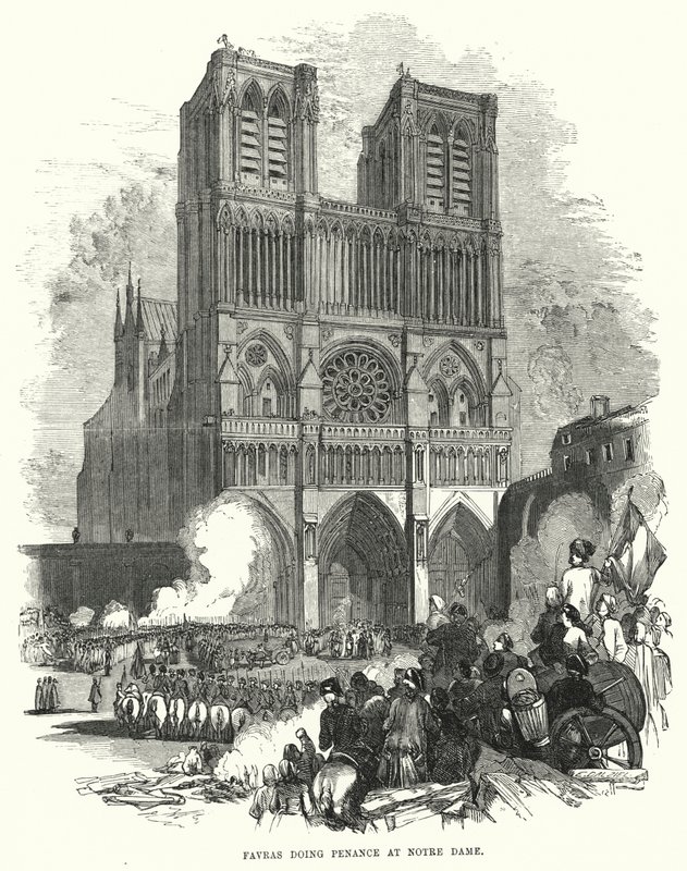 Favras faisant pénitence à Notre-Dame - European School
