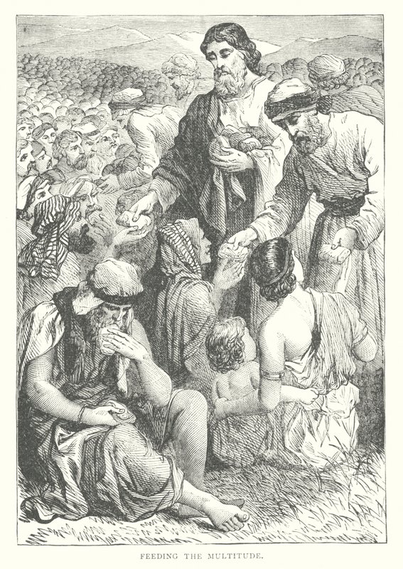 La multiplication des pains (gravure) - European School