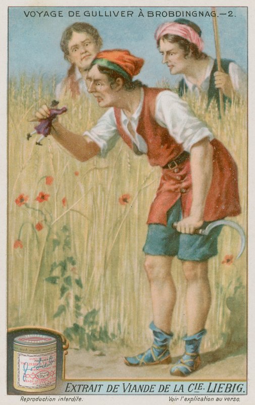 Gulliver est trouvé par un énorme fermier - European School