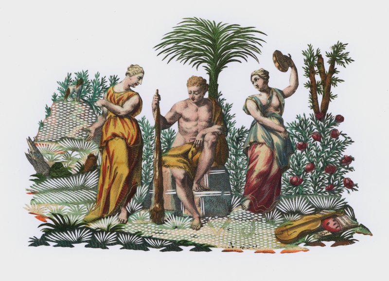 Héraclès dans un jardin - European School