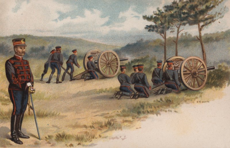 Artillerie japonaise, guerre russo-japonaise - European School