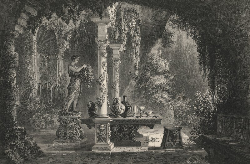 Jardin délectable de Bernard Palissy (gravure) - European School