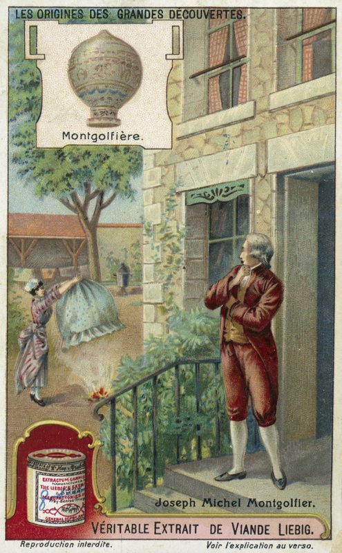 Joseph Montgolfier et le ballon à air chaud - European School