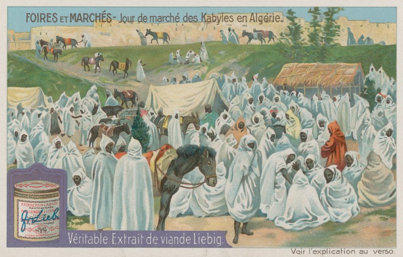 Jour de marché kabyle en Algérie - European School