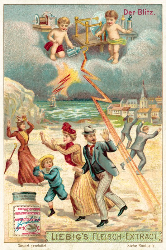 Éclair (chromolithographie) - European School