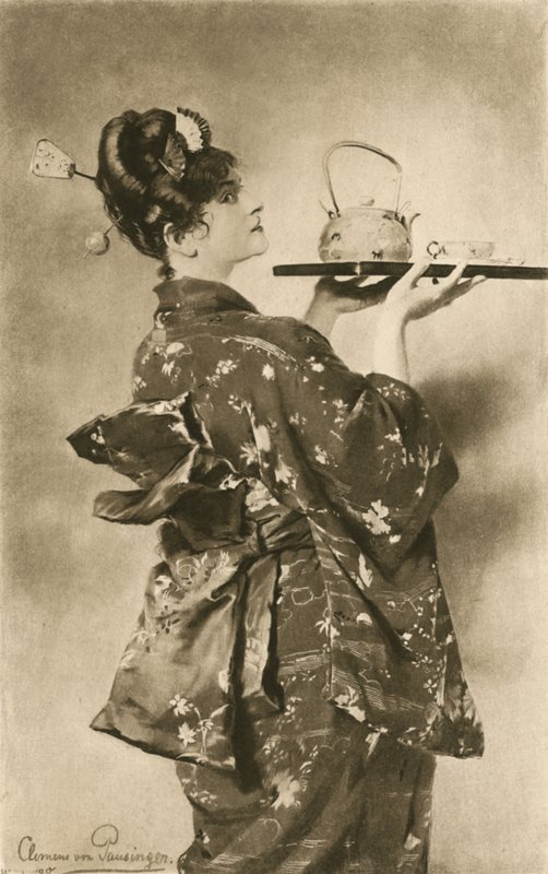 Madame Chrysanthème (litho) - European School