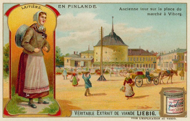 Laitière et tour à Vyborg - European School