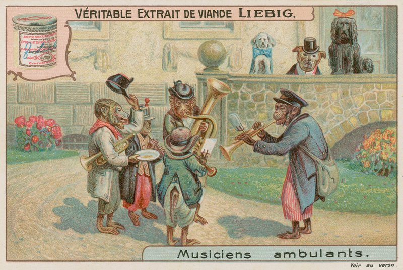 Singes dans un groupe musical - European School
