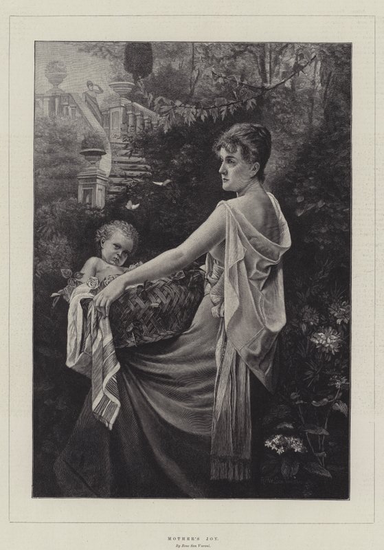 Joie de la mère (gravure) - European School