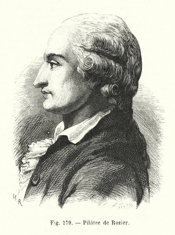 Pilâtre de Rozier (gravure) - European School