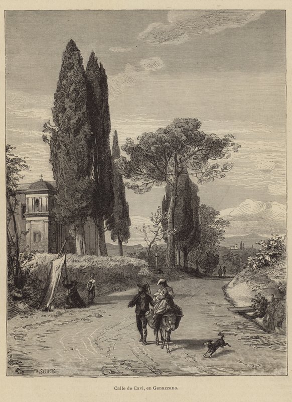 Route de Cavi à Genazzano - European School