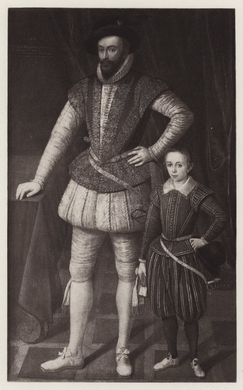 Sir Walter Raleigh et son fils - European School