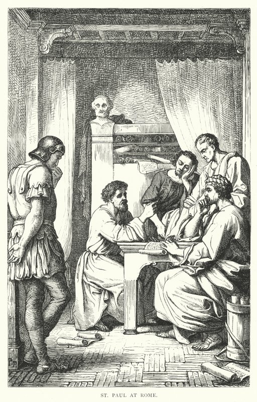 Saint Paul à Rome (gravure) - European School