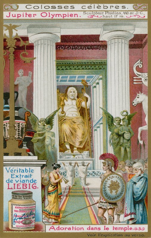 Statue de Jupiter par Phidias - European School