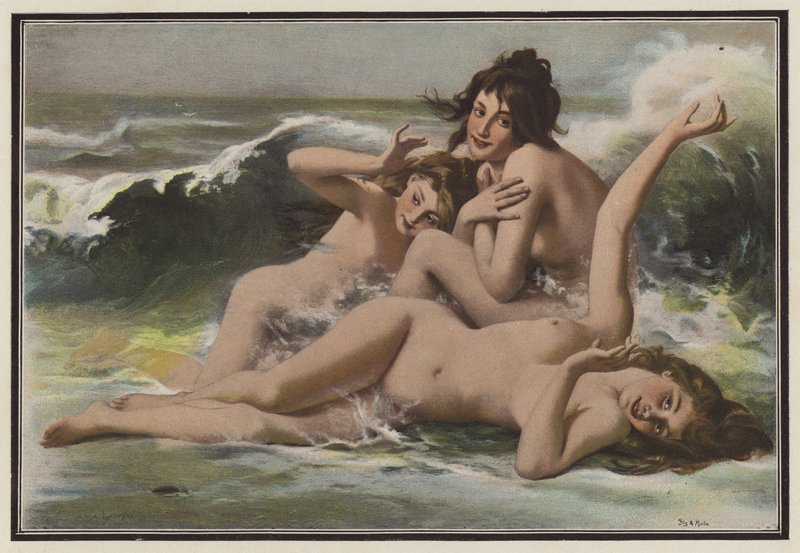 Trois femmes parmi les vagues - European School
