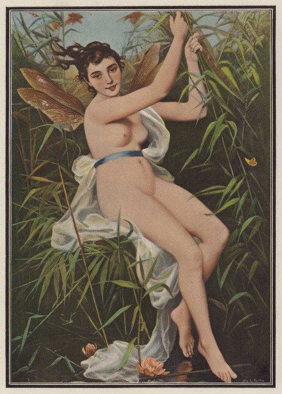 Femme déguisée en libellule - European School
