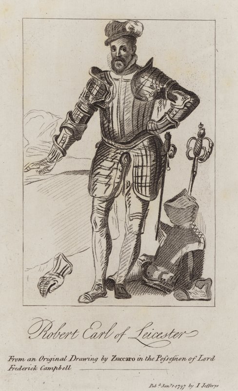 Robert Dudley - Federico (after) Zuccari or Zuccaro