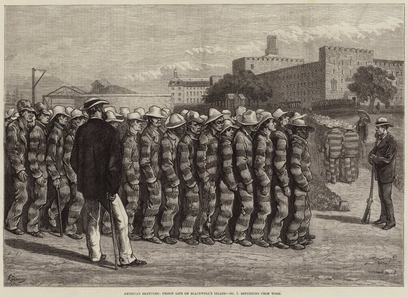 Croquis américains, vie en prison sur l