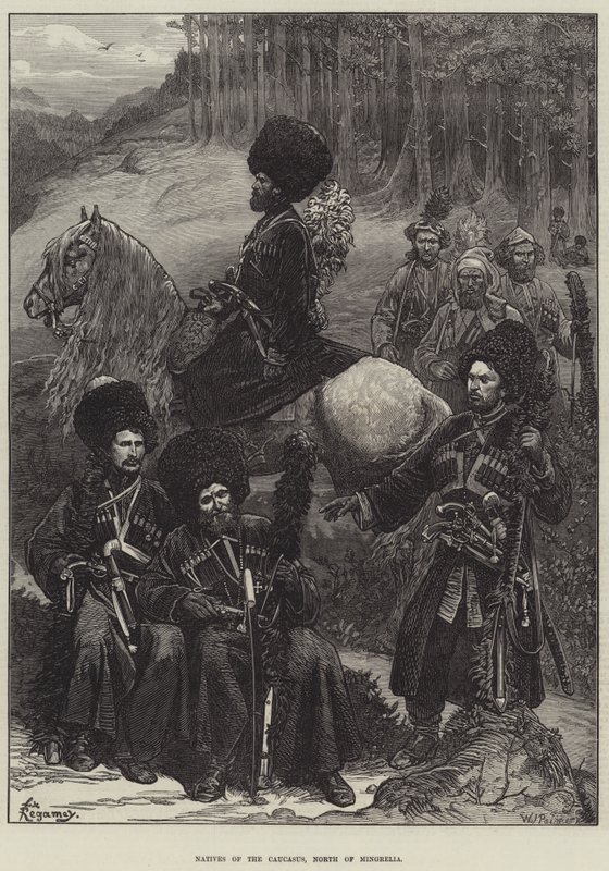 Indigènes du Caucase, au nord de la Mingrélie - Felix Regamey