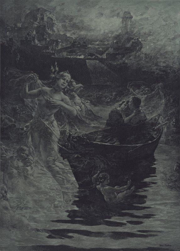 Ein Traum (Un rêve) (gravure) - Ferdinand Pacher