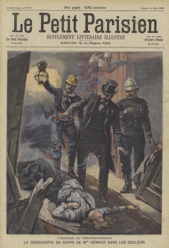Incendie au Théâtre-Français, Paris - Fortune Louis Meaulle