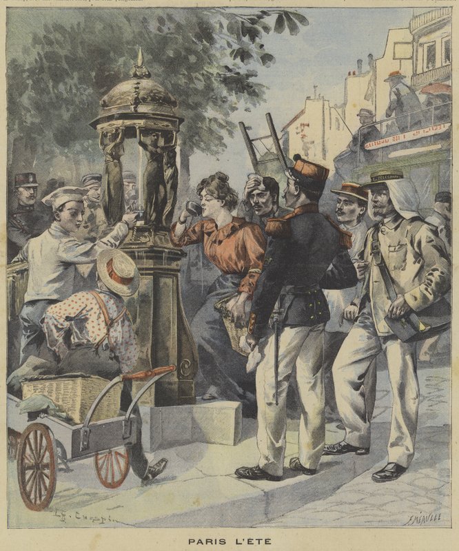 Paris en été - Fortune Louis Meaulle