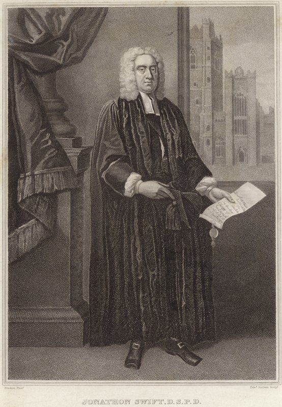 Portrait de Jonathan Swift - Francis Bindon