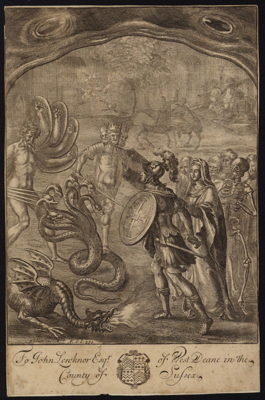 Énée, Sybille, Centaures, Géryon, Briarée, Hydre, Chimère - Francis Cleyn
