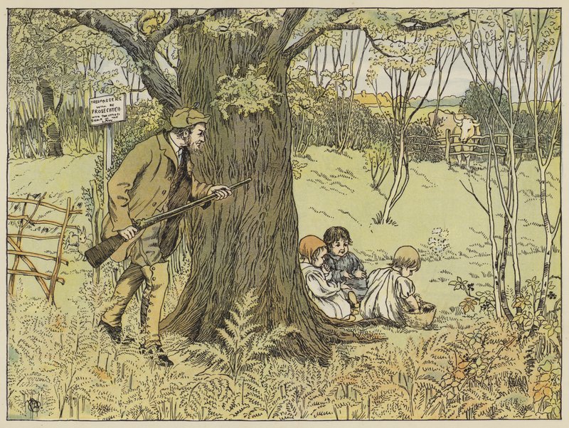 Game-Keeper (lithographie couleur) - Francis Donkin Bedford