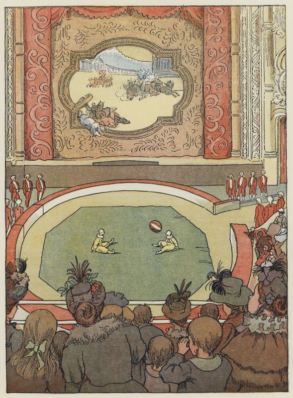 Londres : The Hippodrome (lithographie couleur) - Francis Donkin Bedford