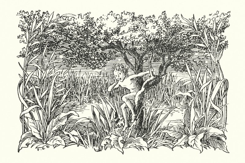 Merrie England : Robin Goodfellow (lithographie) - Francis Donkin Bedford