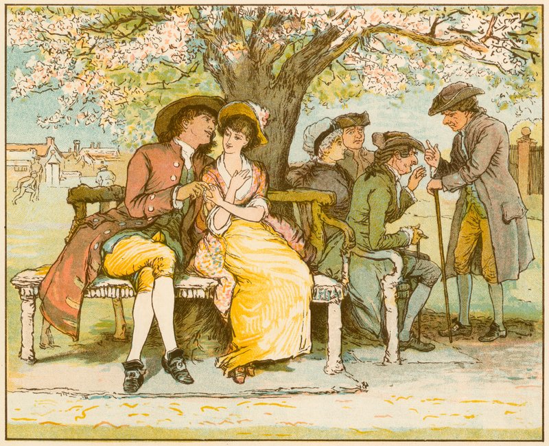 Le Village déserté par Oliver Goldsmith - Francis S. Walker