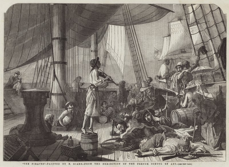 Les Pirates - François Auguste Biard