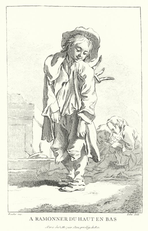 Ramoneur (gravure) - Francois (after) Boucher