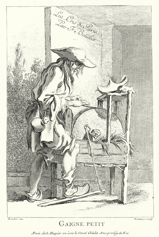 Aiguiseur de couteaux - Francois (after) Boucher