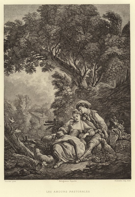Les Amours Pastorales - Francois (after) Boucher