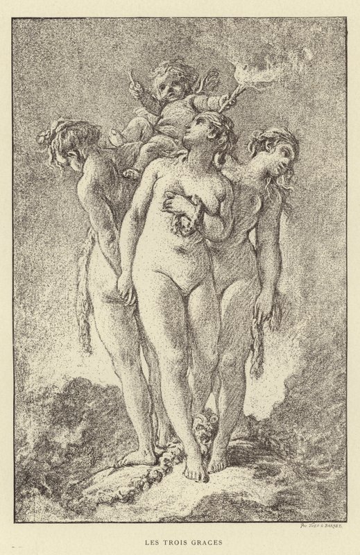 Les Trois Grâces - Francois (after) Boucher
