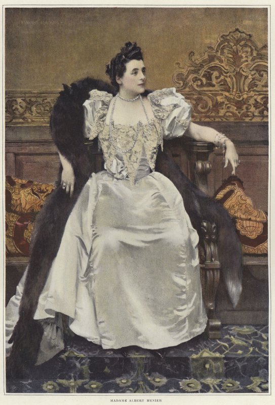 Portrait de Madame Mathilde Madeleine Menier - Francois Flameng