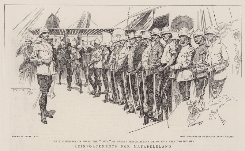 Renforts pour le Matabeleland - Frank Craig