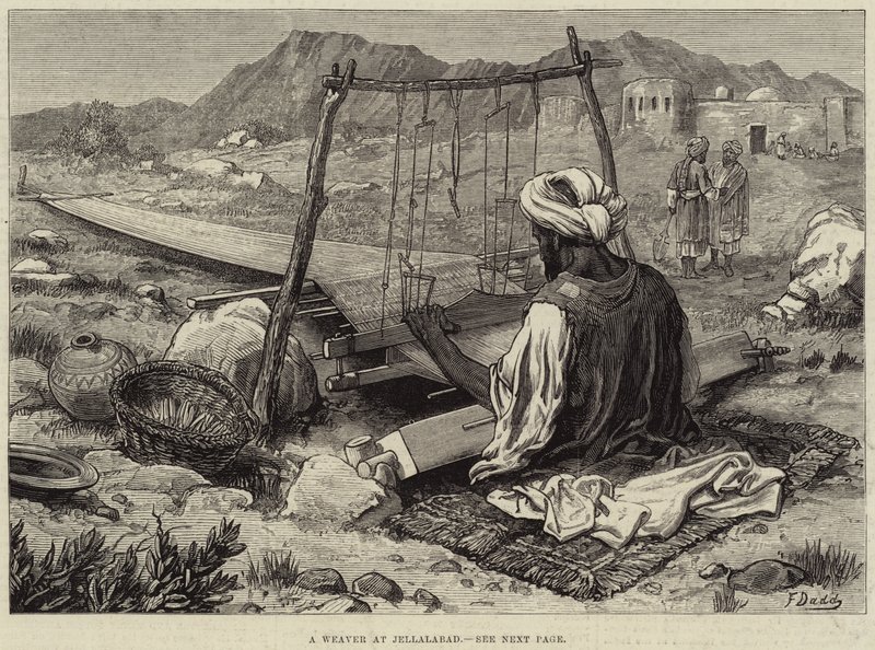 Un tisserand à Jellalabad - Frank Dadd