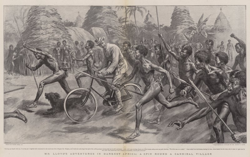 Les aventures de M. Lloyd en Afrique noire, un tour dans un village cannibale - Frank Dadd