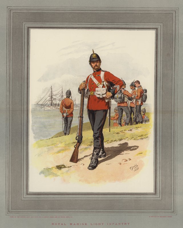 Infanterie légère des Royal Marines - Frank Dadd