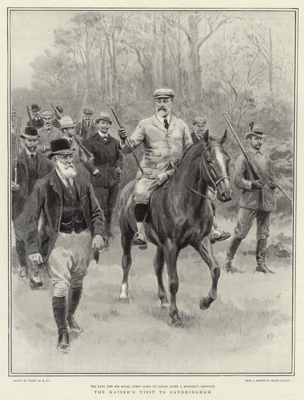 La visite du Kaiser à Sandringham - Frank Dadd